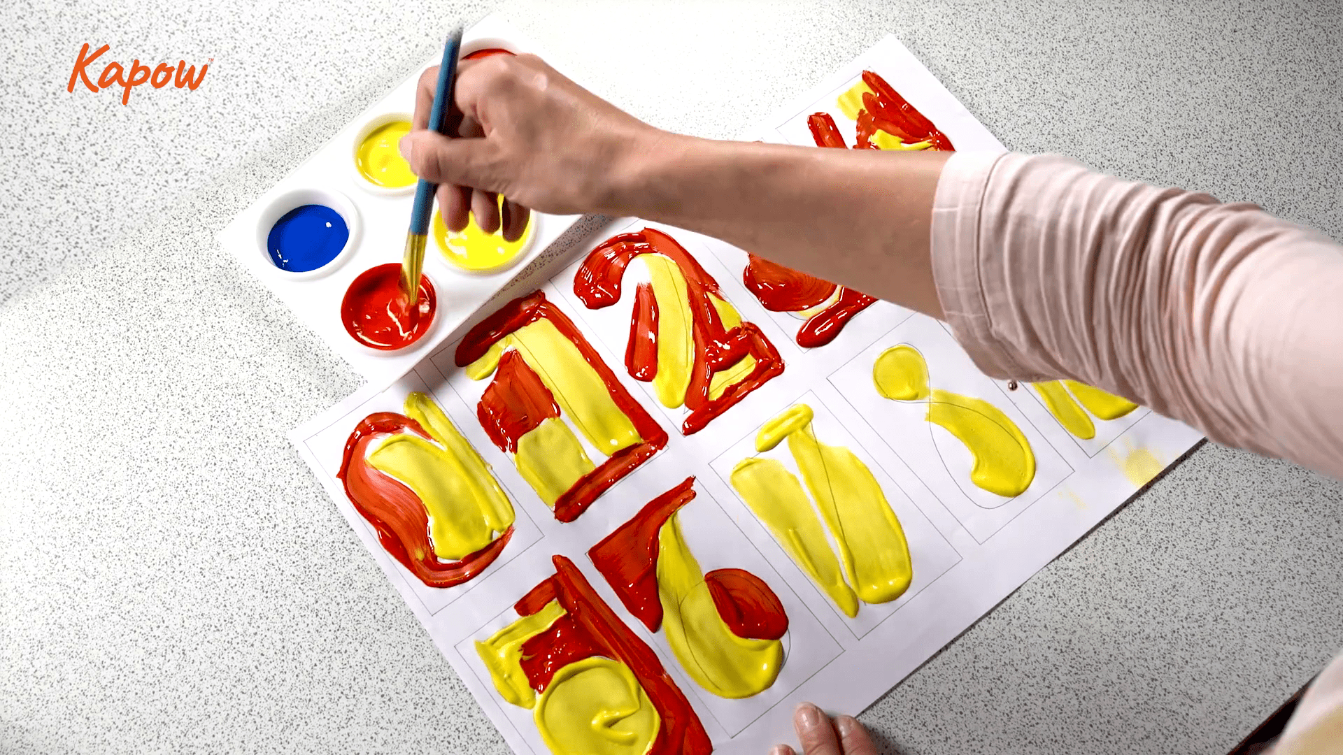 Learner video: Painting with colour