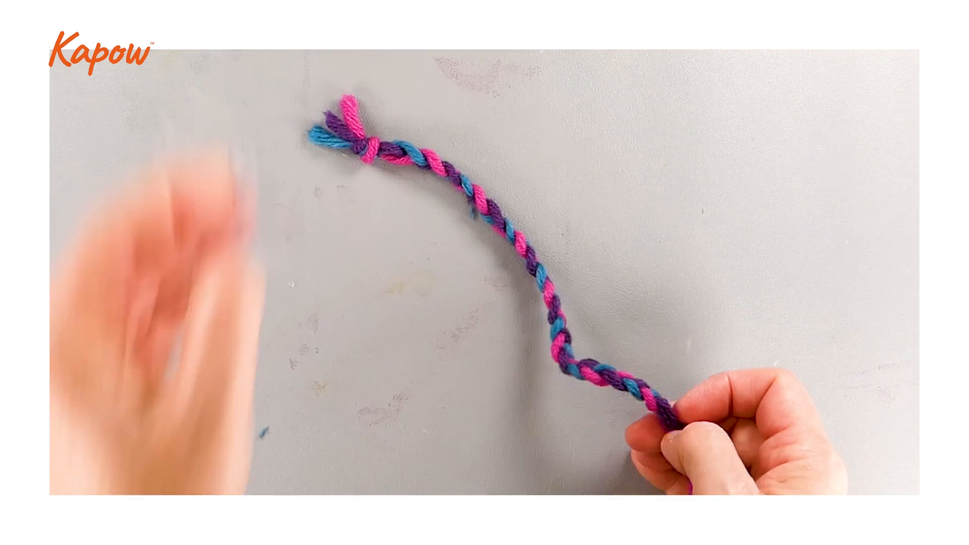 Learner video: Plait, knot, thread