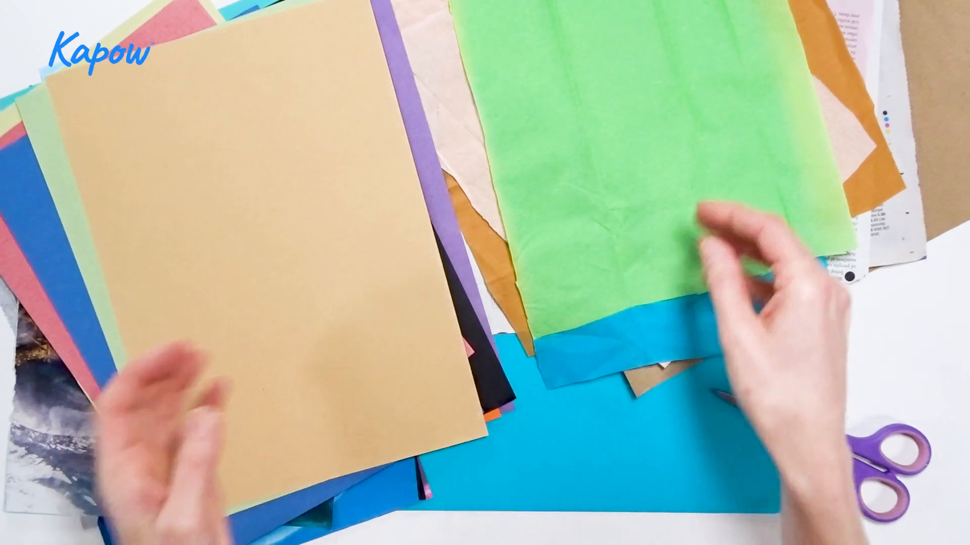 Teacher video: Texture and collage