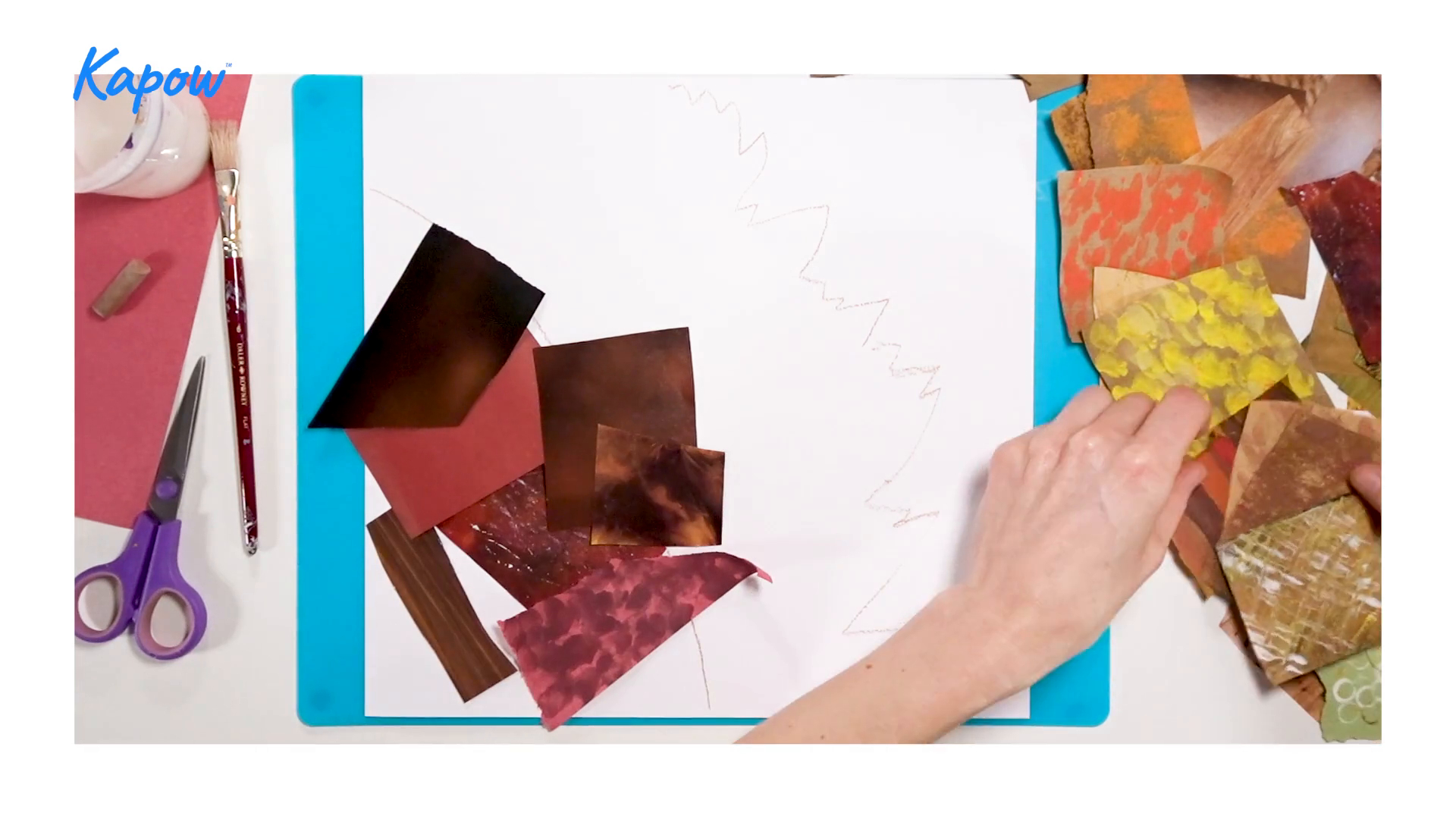 Teacher video: Collage creation