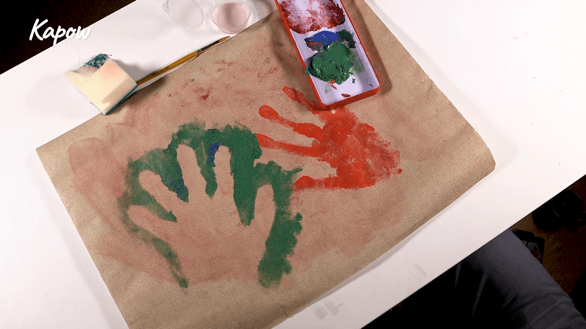 Learner video: Hands on a cave wall