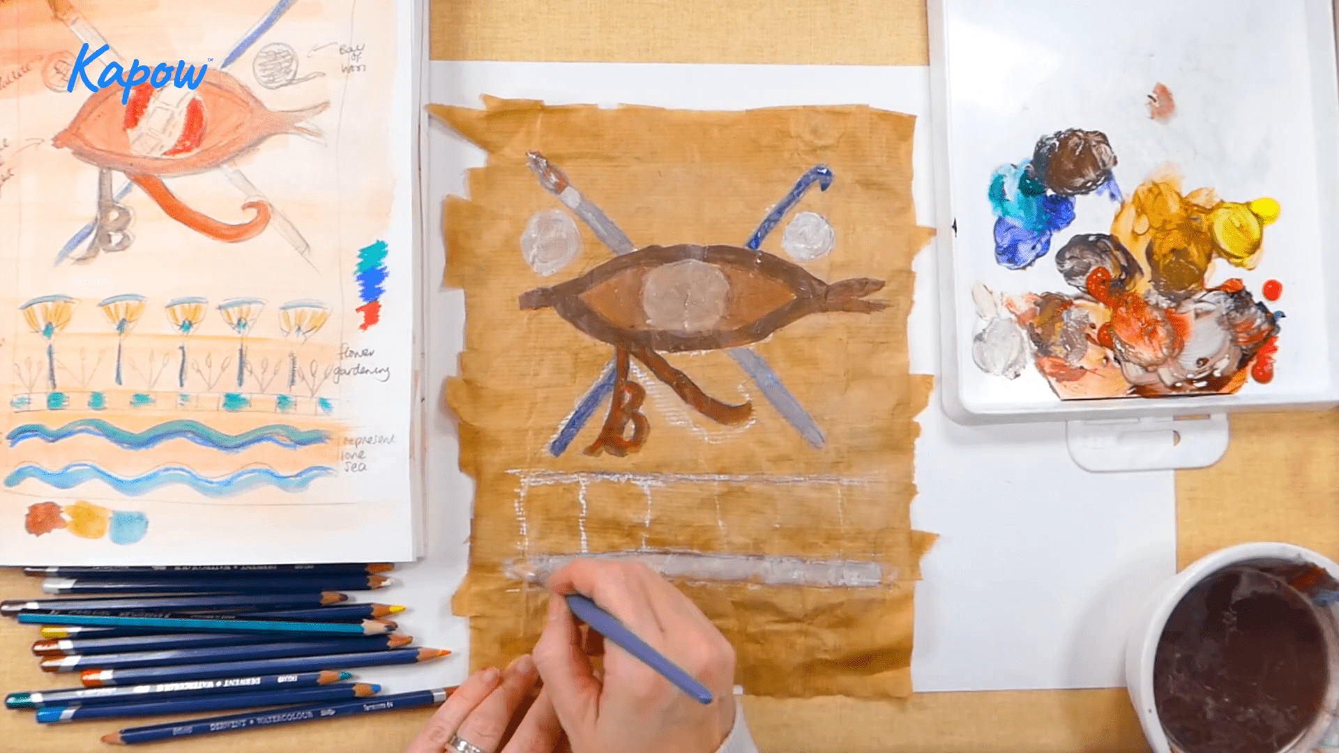 Teacher video: Scroll making