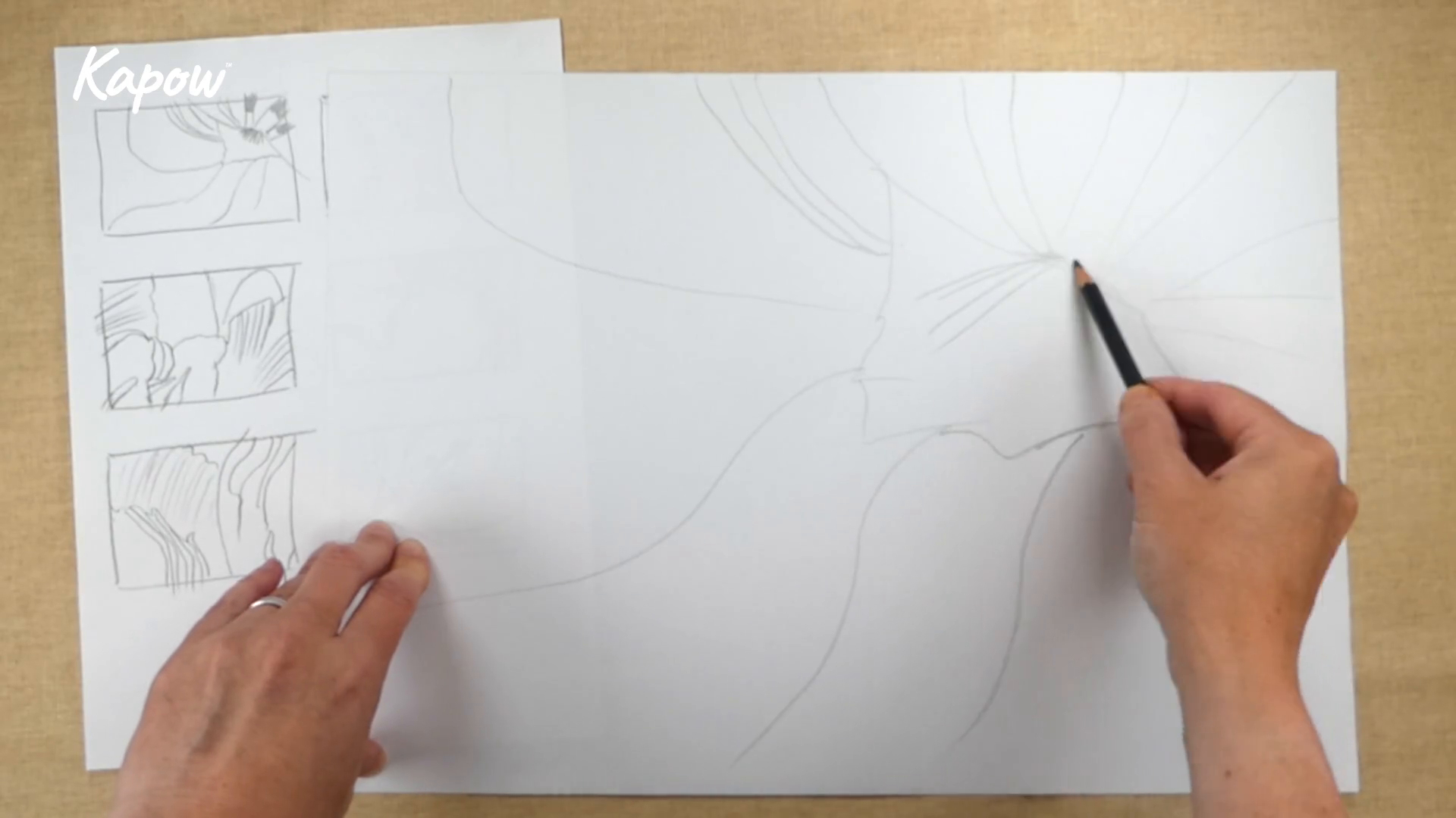 Learner video: Abstract drawing