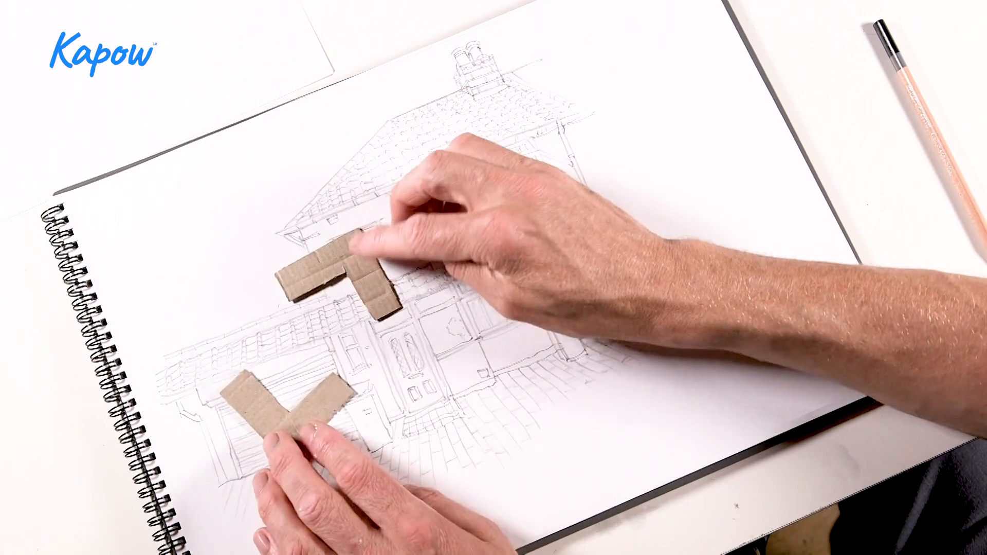 Teacher video: House monoprint