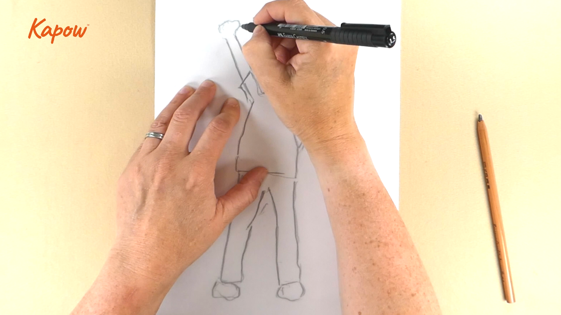 Learner video: Drawing characters